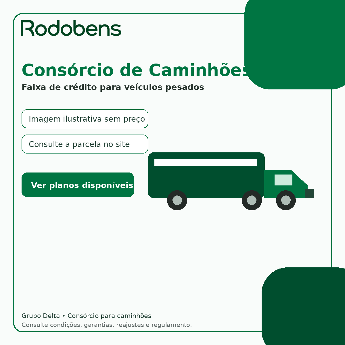 Carta para Caminhão R$ 500.000,00