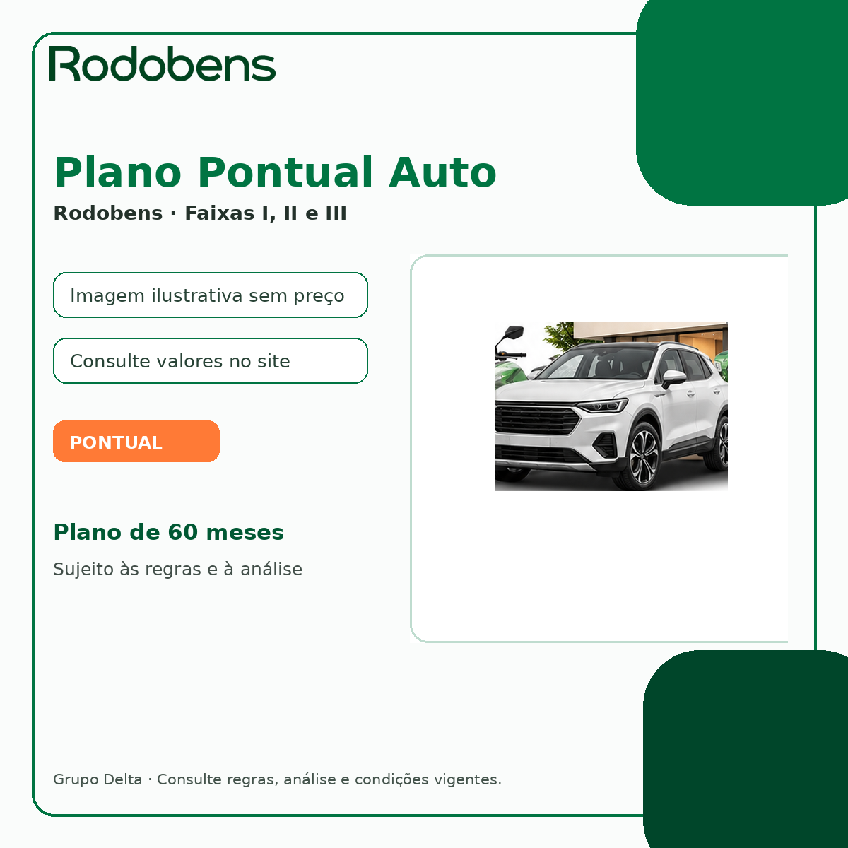 Pontual Auto Faixa I - Carta R$ 50.000,00